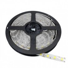 LED szalag , kültéri , 5050 , 60 led/m , 14,4 Watt/m , meleg fehér, szilikon bevonat