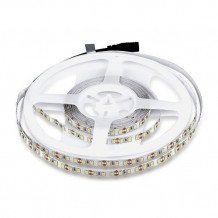 LED szalag , 3528 , 120 led/m , 7,2  Watt/m , meleg fehér , V-TAC