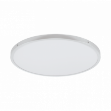 LED panel , 27W , falon kívüli , kerek , 60 cm , meleg fehér , ezüst keret , EGLO , FUEVA 1 , 97552