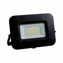 LED reflektor , 20 Watt , Ultra Slim , meleg fehér , Epistar chip , 5 év garancia , fekete