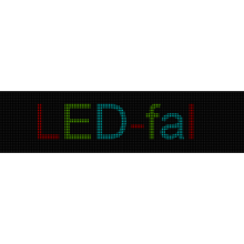LED-fal P10 (10x10mm pixel) / Kültéri / Piros / 3x1 modul