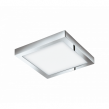 LED panel , 21W , falon kívüli , négyzet , dimmelhető , RGB , CCT , króm , IP44 , EGLO , Connect , FUEVA-C , 98561