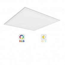 RGB-CCT LED panel , 600 x 600 mm , 40 Watt , 24V DC , SOLO