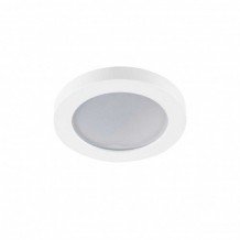 LED lámpatest , spot keret , süllyesztett , kerek , GU10 , fehér , IP44 , FLINI