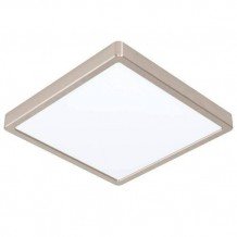 LED panel , 20W , falon kívüli , négyzet , természetes fehér , nikkel keret , EGLO , FUEVA 5 , 99254