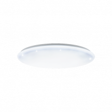 LED lámpatest , mennyezeti , kerek , 76 cm , kristály hatású , 60W , CCT , távirányítóval , EGLO , IGROKA , 75533