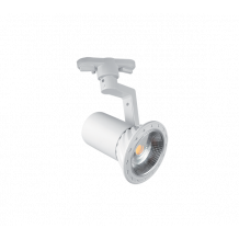 Sínes LED lámpa , track light , 1 fázisú , 2 pólusú , E27 , PAR30 , 12 W , meleg fehér , fehér , Elmark