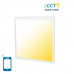 CCT LED panel , 600 x 600 mm , 32 Watt , Back-Lit , dimmelhető , állítható fehér színárnyalat , WIFI , SMART , Aigostar