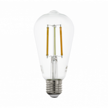 LED lámpa , égő , izzószálas hatás , filament , E27 , Edison , ST64 , 6W , CCT , dimmelhető , EGLO Connect.Z , Zigbee , 12236