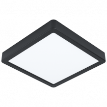 LED panel , falon kívüli , 16.5W , CCT , dimmelhető , 21 x 21 cm  , négyzet , fekete , IP44 , EGLO Connect.Z , Zigbee , FUEVA-Z , 900109