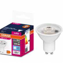 LED lámpa , égő , szpot , GU10 foglalat , 120° , 6.9 Watt , természetes fehér , INNR