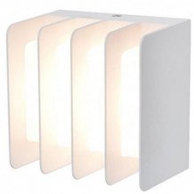 LED lámpatest , oldalfali , 14.5 W , meleg fehér , matt fehér , kültéri , IP54 , LUTEC , GRIDY