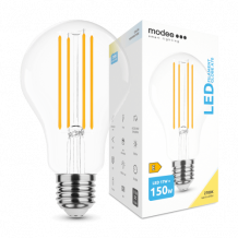 LED lámpa , égő , izzószálas hatás , filament  , E27 foglalat , A70 , 17 Watt , 2452 lumen , meleg fehér , Modee