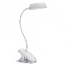 LED lámpatest , asztali , csíptetős , dimmelhető , 3W , USB , természetes fehér , fehér , Philips