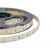 5 méter LED szalag , 24 Volt DC , 2835 , CCT , 120 led/m , 14V , IP65