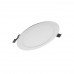 LEDVANCE , DOWNLIGHT SLIM ALU , Mélysugárzó , 17 W , 3000 K , IP20 , Fehér