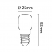 Sütőizzó , égő , higanymentes , E14 foglalat , 25 W , 230 V , 300 °C , meleg fehér , Asalite